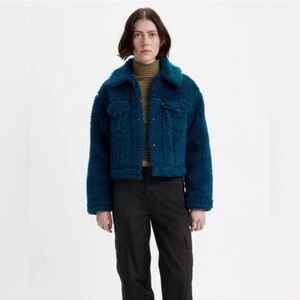 LEVI   Baby Bubble Sherpa Trucker Jacket